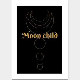 The magical moon child Posters and Art